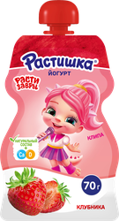 Изображение товара Йогурт питьевой для детей РАСТИШКА Клубника 2,6%, с 3 лет, без змж, 70г
