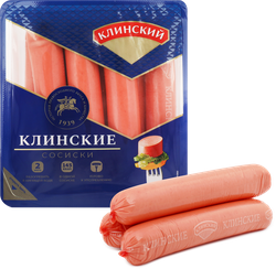 Сосиски вареные МК КЛИНСКИЙ Клинские, 460г