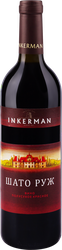 Вино INKERMAN Шато Руж красное полусухое, 0.7л