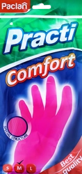 Перчатки PACLAN Comfort розовые размер М Арт. 407288