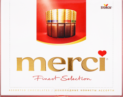 Конфеты MERCI Finest selection Ассорти, 250г