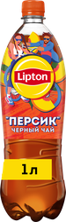 Напиток LIPTON Освежающий чай со вкусом персика негазированный, 1л