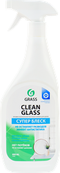 Средство для стекол, зеркал GRASS Clean Glass Супер Блеск, 600мл