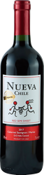 Вино NUEVA CHILE Каберне Совиньон Мерло Центральная Долина красное полусладкое, 0.75л