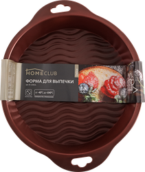 Форма для выпечки HOMECLUB Delice 25см круглая, силикон, в ассортименте Арт. B-12002L