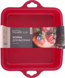 Форма для выпечки HOMECLUB Delice 27x21,5x5см, квадратная, силикон, в 
ассортименте Арт. B-12301L