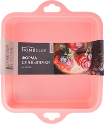 Форма для выпечки HOMECLUB Delice 27x21,5x5см, квадратная, силикон, в 
ассортименте Арт. B-12301L
