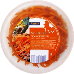 Морковь ЛЕНТА По-корейски, 300г