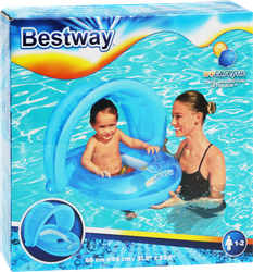 Ходунки надувные для плавания BESTWAY 80х85см с навесом, Арт. 34091
