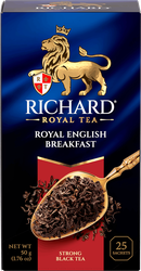 Изображение товара Чай черный RICHARD Royal English Breakfast байховый, 25пак