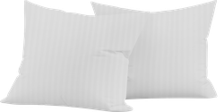 Изображение товара Набор наволочек HOME CLUB 50x70см, белый, страйп-сатин, Арт. 554105/1, 
0150706-01, 2шт