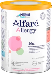 Смесь NESTLE Alfare Allergy, лечебно-профилактическая, с 0 месяцев, 400г