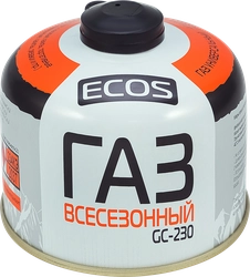 Газ в баллоне ECOS портативный резьбовой GC-230 EPI-GAS, Арт. 140540