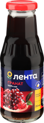 Сок ЛЕНТА Гранатовый прямого отжима, 0.31л
