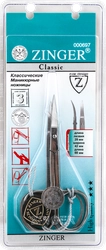 Ножницы для кутикулы ZINGER ручная заточка, Арт. B-113