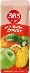 Нектар 365 ДНЕЙ Мультифрукт, 0.2л