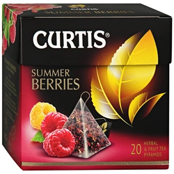 Чай черный CURTIS Summer Berries каркаде ароматизированный, 20пир