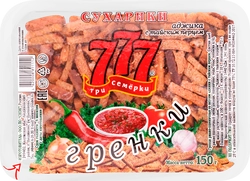 Гренки 777 со вкусом аджики, 150г