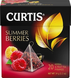 Чай черный CURTIS Summer Berries каркаде ароматизированный, 20пир