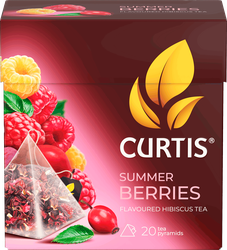 Изображение товара Напиток чайный CURTIS Summer Berries каркаде ароматизированный, 20пир