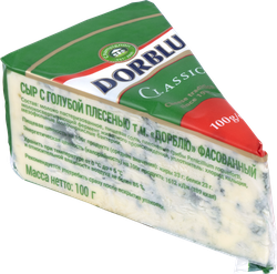 Сыр DORBLU с голубой плесенью 50%, без змж, 100г