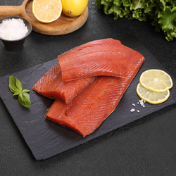 Нерка слабосоленая ЛЕНТА FRESH филе, весовая