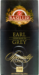 Изображение товара Чай черный BASILUR Избранная классика Earl Grey, листовой, 100г