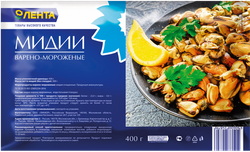 Изображение товара Мидии варено-мороженые ЛЕНТА, 400г