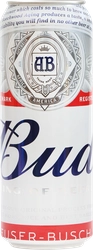 Пиво светлое BUD пастеризованное, 5%, ж/б, 0.45л