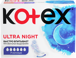 Изображение товара Прокладки KOTEX Ultra ночные, 7шт