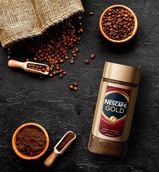 Кофе растворимый с добавлением молотого NESCAFE Gold натуральный сублимированный, ст/б, 95г