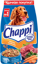 Изображение товара Корм сухой для взрослых собак CHAPPI Сытный мясной обед Мясное изобилие, для всех пород, полнорационный, 2,5кг