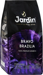 Кофе зерновой JARDIN Bravo Brazilia жареный, 1кг