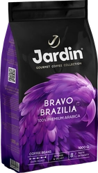 Кофе зерновой JARDIN Bravo Brazilia жареный, 1кг