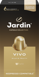Изображение товара Кофе молотый в капсулах JARDIN Vivo жареный, 10кап