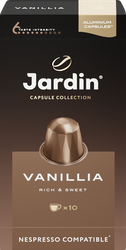 Изображение товара Кофе молотый в капсулах JARDIN Vanillia жареный, 10кап