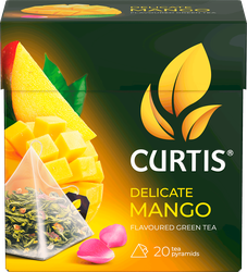Изображение товара Чай зеленый CURTIS Нежный манго, 20пир