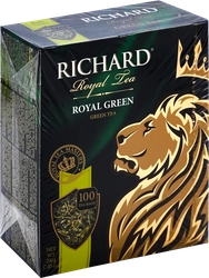 Чай зеленый RICHARD Royal Green Китайский байховый, 100пак