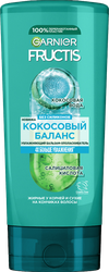 Изображение товара Бальзам для жирных у корней и сухих на кончиках волос FRUCTIS Кокосовый Баланс очищающий и увлажняющий, 200мл