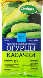 Изображение товара Удобрение для открытого грунта ДОБРАЯ СИЛА Огурцы-Кабачки, Арт. DS-22-01-002-1, 900г