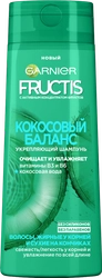 Шампунь для волос жирных у корней и сухих на кончиках FRUCTIS Кокосовый баланс, укрепляющий, 250мл