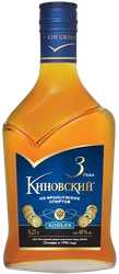 Коньяк КИНОВСКИЙ 3 года 40%, 0.25л