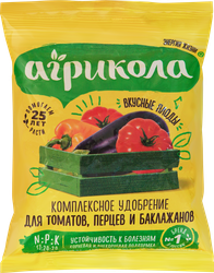 Удобрение для томатов, перцев и баклажанов АГРИКОЛА 3, Арт. 04-007, 50г