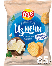 Чипсы картофельные LAY'S Нежный сыр с зеленью, 85г