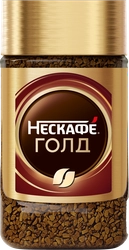 Кофе растворимый с добавлением молотого NESCAFE Gold натуральный сублимированный, ст/б, 47,5г