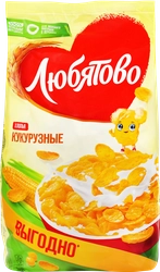 Хлопья кукурузные ЛЮБЯТОВО, 600г