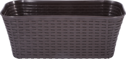 Ящик балконный IDEA 40см, ротанг, Арт. М3225