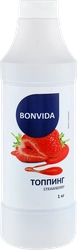 Топпинг для мороженого BONVIDA со вкусом Клубника, 1кг