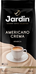 Кофе зерновой JARDIN Americano Crema жареный, 250г