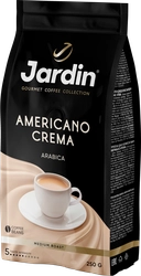 Кофе зерновой JARDIN Americano Crema жареный, 250г